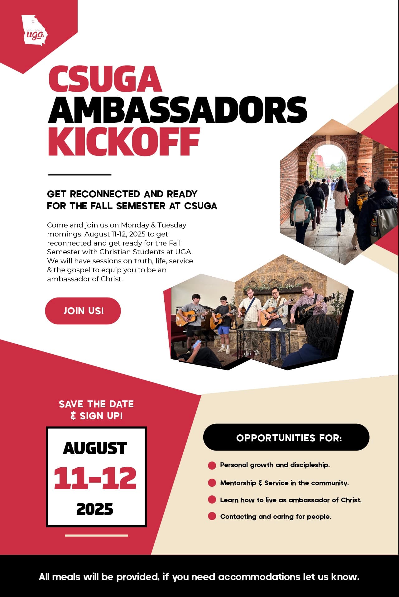 Ambassadors Kickoff — RSVP Flyer